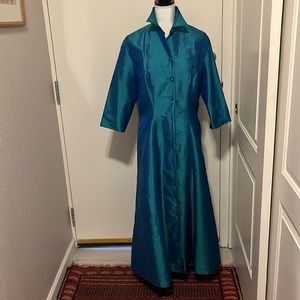 Silk Shantung Opera Coat - Handmade by Professional Dressmaker VINTAGE